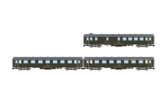 Arnold HN4514 - N - 3-tlg. Set Personenwagen 5000-Wagen, RENFE, Ep. IV